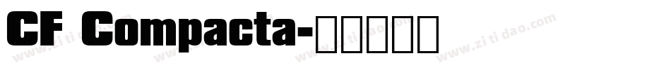 CF Compacta字体转换